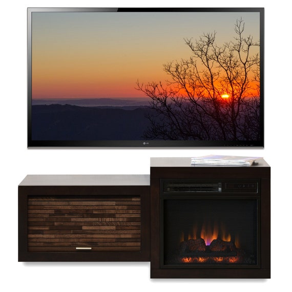 Featured image of post Floating Tv Stand With Fireplace - While the flames flicker, dance and possibly even change colors, the fireplace fills.