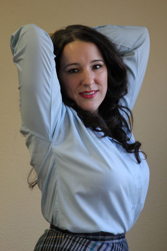 1960s Montgomery Wards Classic Long Sleeve Polyes… - image 2