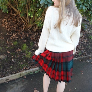 1950's Pendleton Turnabout Pleated Wool Skirt - The Reversible Skirt image 6