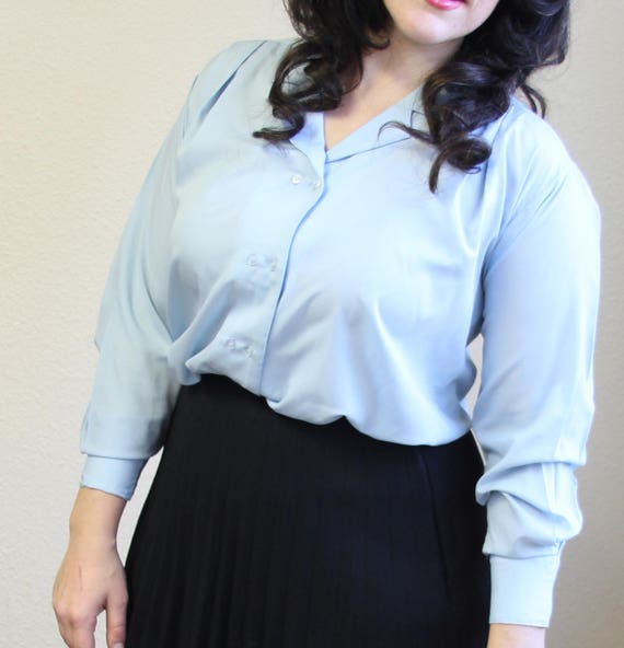 1960s Montgomery Wards Classic Long Sleeve Polyes… - image 10