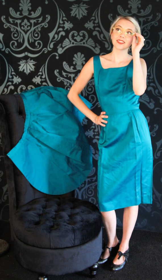 1940s Cocktail Dress with Coordinating Detachable Ski - Gem 1940s Cocktail Dress with Coordinating Detachable Ski - Gem