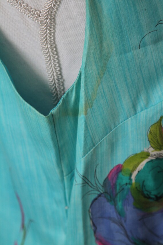 1960's Sleeveless Hawaiian Sun Dress is fully lin… - image 10