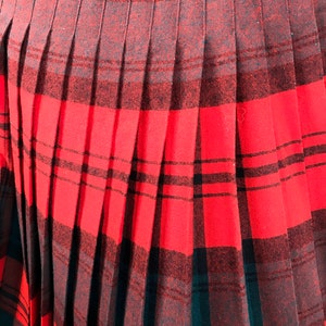 1950's Pendleton Turnabout Pleated Wool Skirt - The Reversible Skirt image 10