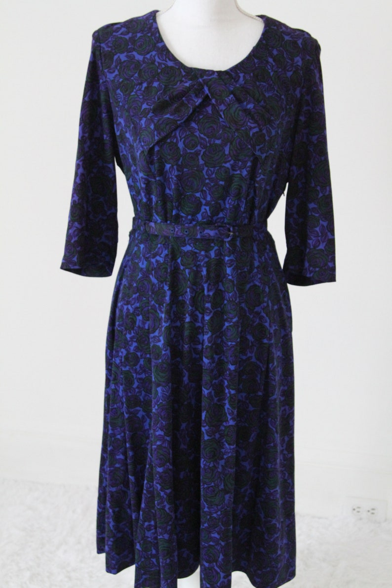 1950's Martha Manning Original Belted Secretary Dress - Etsy