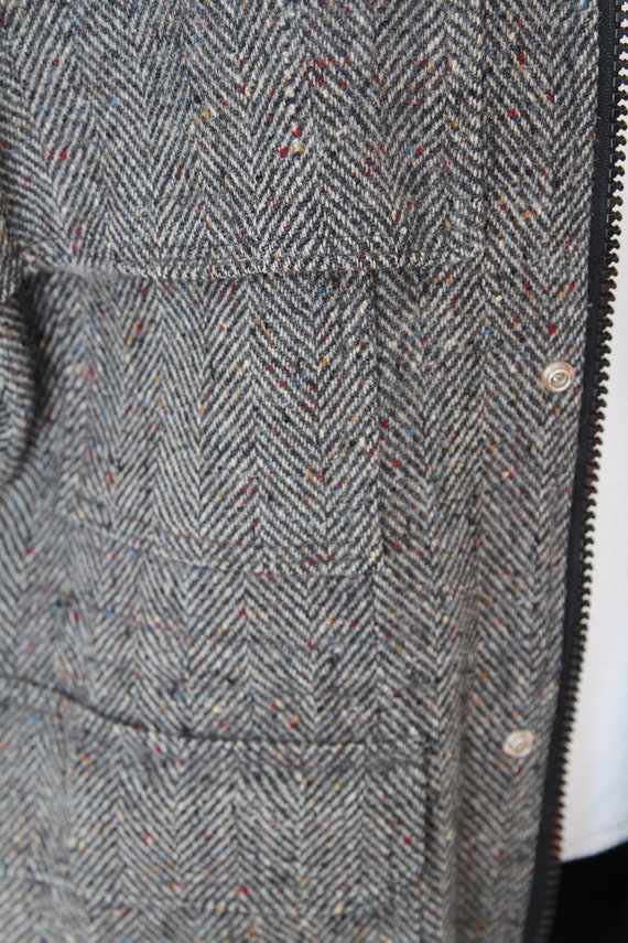 1960s Men's Woolrich Heavy Wool Overcoat in Size … - image 10