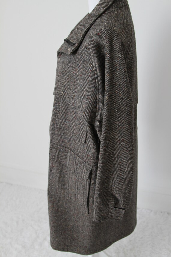 1960s Men's Woolrich Heavy Wool Overcoat in Size … - image 6