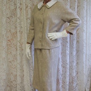 1940&#39;s Women&#39;s Wool Dress Suit with Skirt and Jacket