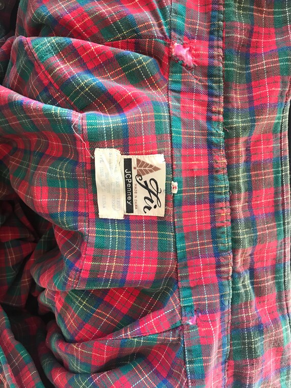 1950's JC Penney's All Cotton Unisex work shirt, button down front