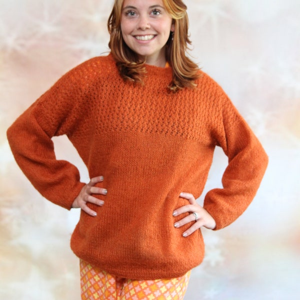 Mohair Blend Women Pullover Sweater
