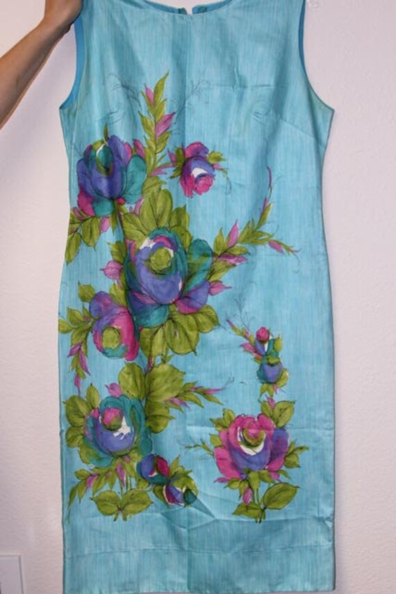 1960's Sleeveless Hawaiian Sun Dress is fully lin… - image 3