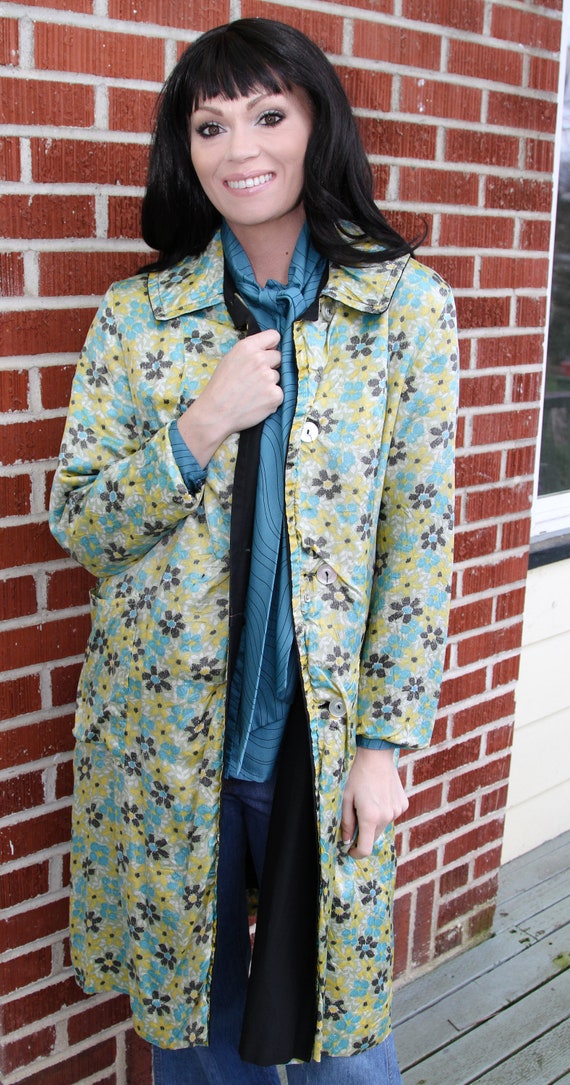 1960s Handmade Reversible Car Coat