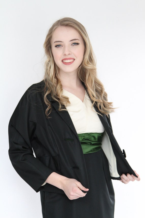1950s Two Piece Pencil Dress with Jacket, Classically… Gem