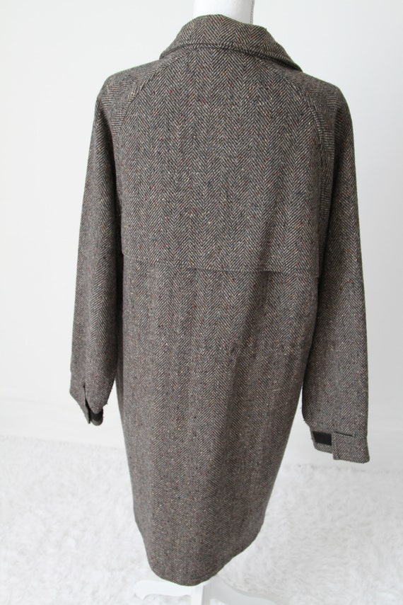 1960s Men's Woolrich Heavy Wool Overcoat in Size … - image 5