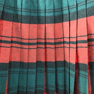 1950's Pendleton Turnabout Pleated Wool Skirt - The Reversible Skirt image 9