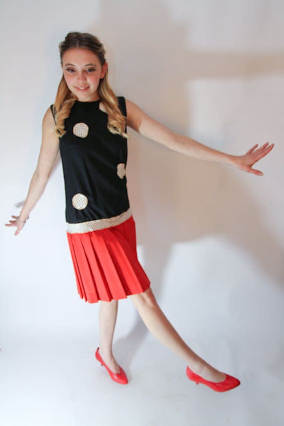 1960's Drop Waist Flapper Style Dress by Gay Gibs… - image 2