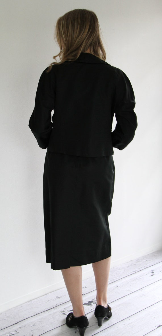 1950s Two Piece Pencil Dress with Jacket, Classically… Gem