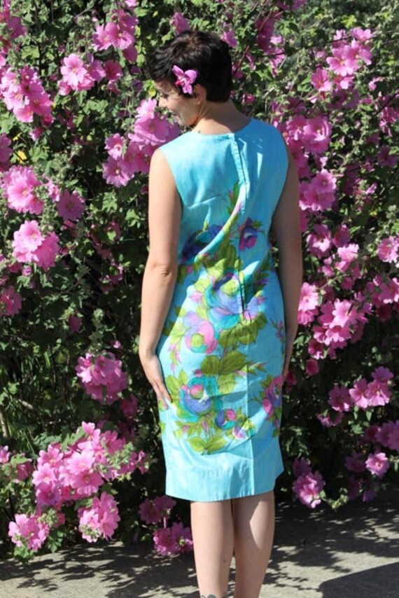 1960's Sleeveless Hawaiian Sun Dress is fully lin… - image 2