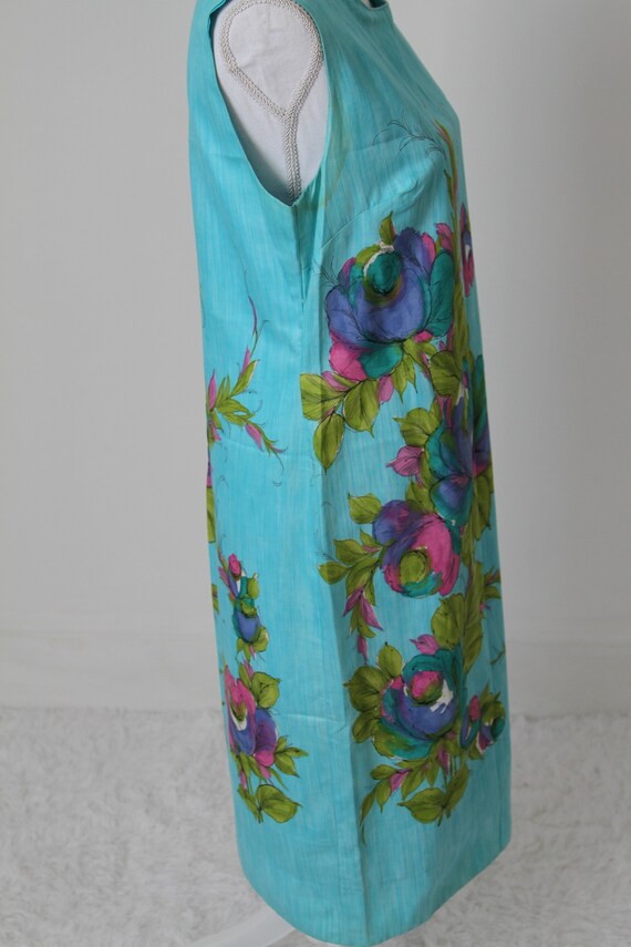 1960's Sleeveless Hawaiian Sun Dress is fully lin… - image 8