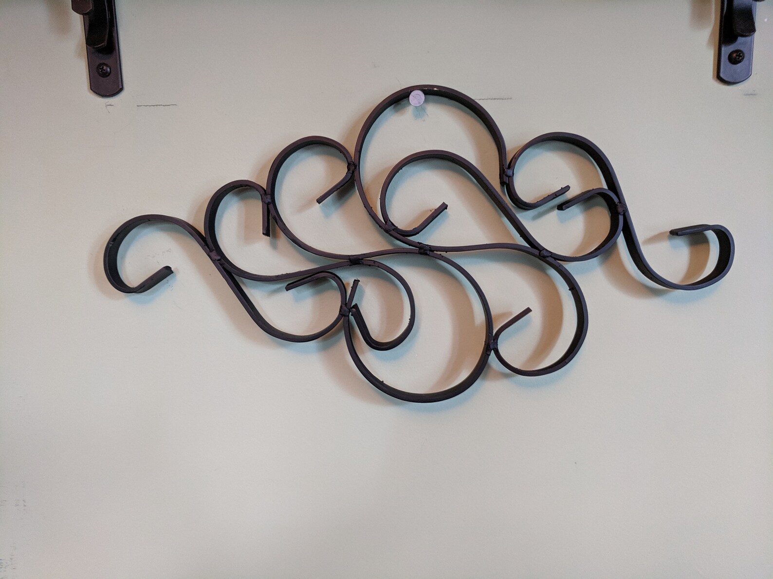 Metal Scroll Wall Hanging Etsy