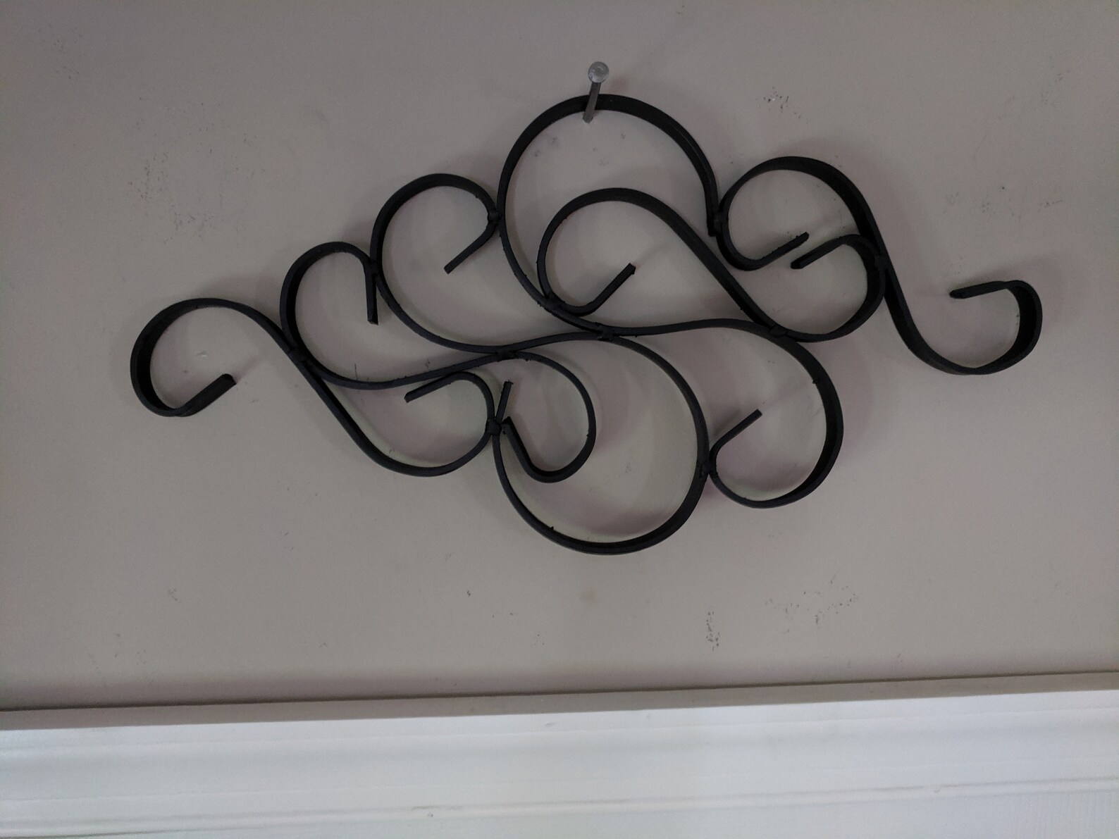 Metal Scroll Wall Hanging Etsy