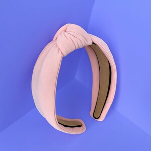 Baby Pink Turban Knot Hair Headband Handmade