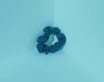 Teal Stretch ITY Hair Scrunchie Accessory