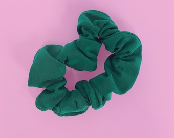 Kelly Green Hair Scrunchie Handmade