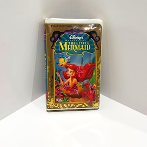 Vintage 1998 VHS Tape Disney&#39;s Masterpiece The Little Mermaid Fully Restored Special Edition