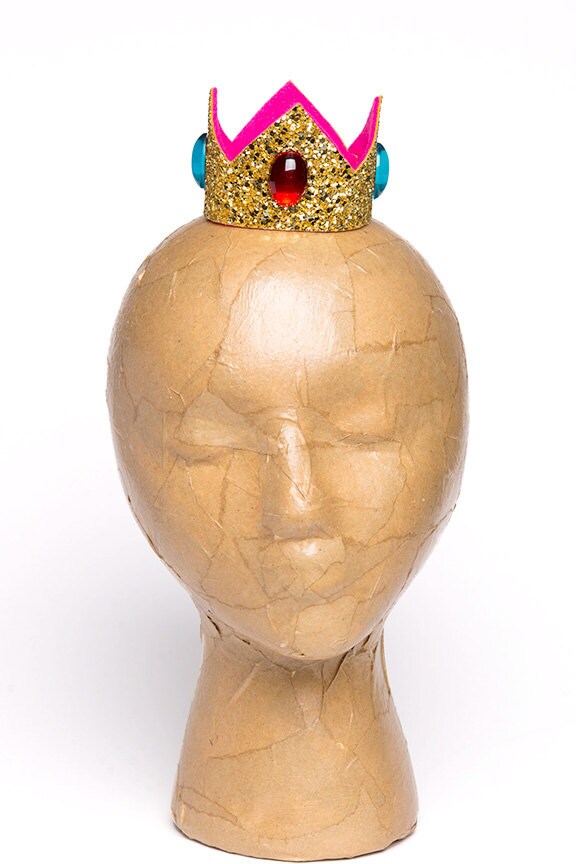 Princess Peach Crown Super Mario Bros Princess Peach Crown SET Etsy