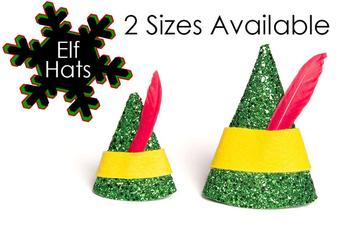 Elf Hat Buddy the Elf Hat Buddy the Elf Mini Hat Christmas Hat Etsy