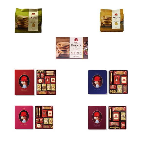 Akai Bohshi Kukkia Matcha Chocolate Cookies Japan variety packing choice
