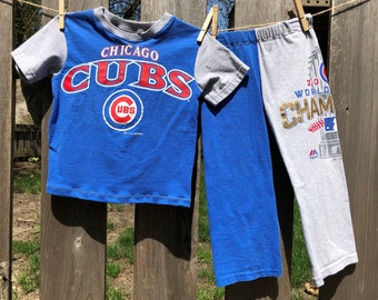 cubs pajamas etsy