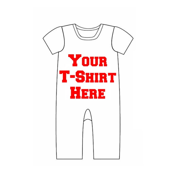 Custom romper Upcycled T-shirt - Shortie Romper Baby clothes one piece toddler outfit