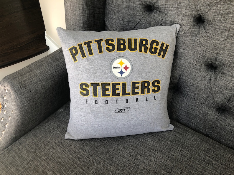 Pittsburgh Steelers Football Pillow Cover Shirt Pillow Vintage Etsy