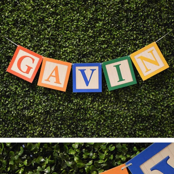 Toy Story Birthday Banner, Blocks Banner, Birthday Party, Decoration, toys, play room, Birthday Banner, alphabet, ABC Blocks