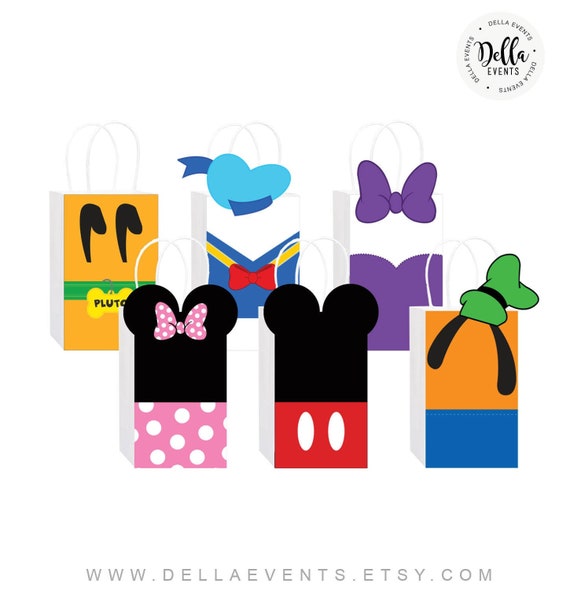 Disney's Mickey and Minnie Mouse Courtship Small Gift Bag - Walmart.com