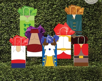 Prince Favor Bag Fronts, Princess Birthday Party (PDF Digital File)