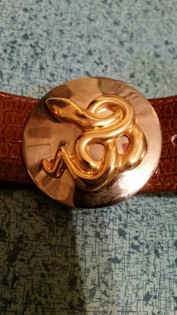 Vintage Brown Escada Belt