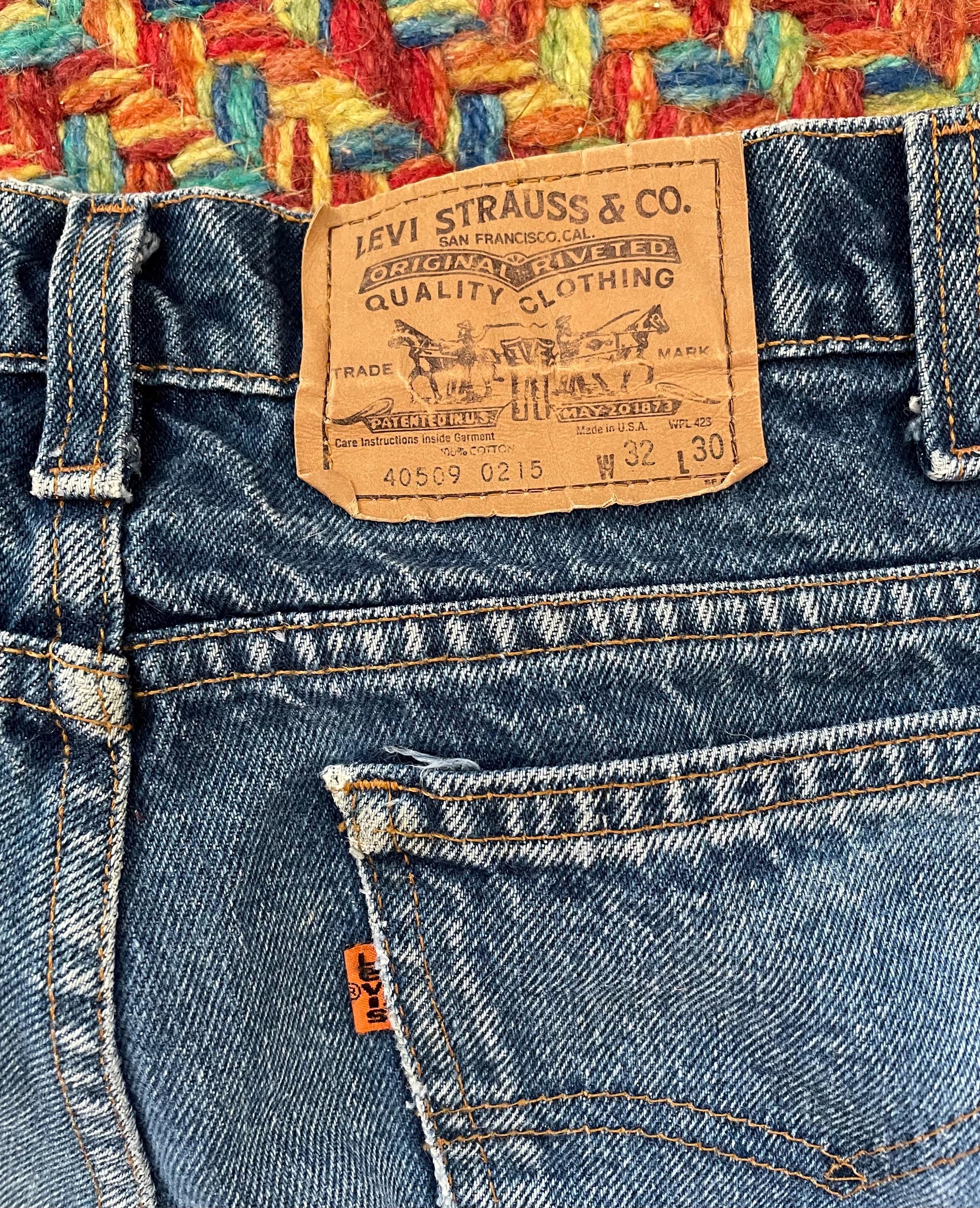 Orange Tab Levis - Etsy Orange Tab Levis - Etsy