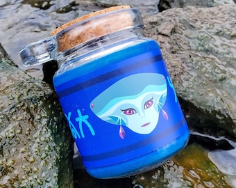 Zora Candle Inspired by The Legend of Zelda - Vinyl Label, 100% Soy Wax