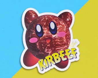 Kirby Kirbeef Adorable Vinyl Sticker