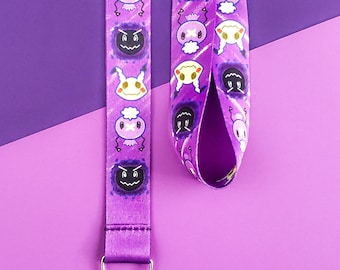 Ghost Pokemon Lanyard w/ Lobster Clasp - Mimikyu, ghastly, drifloon
