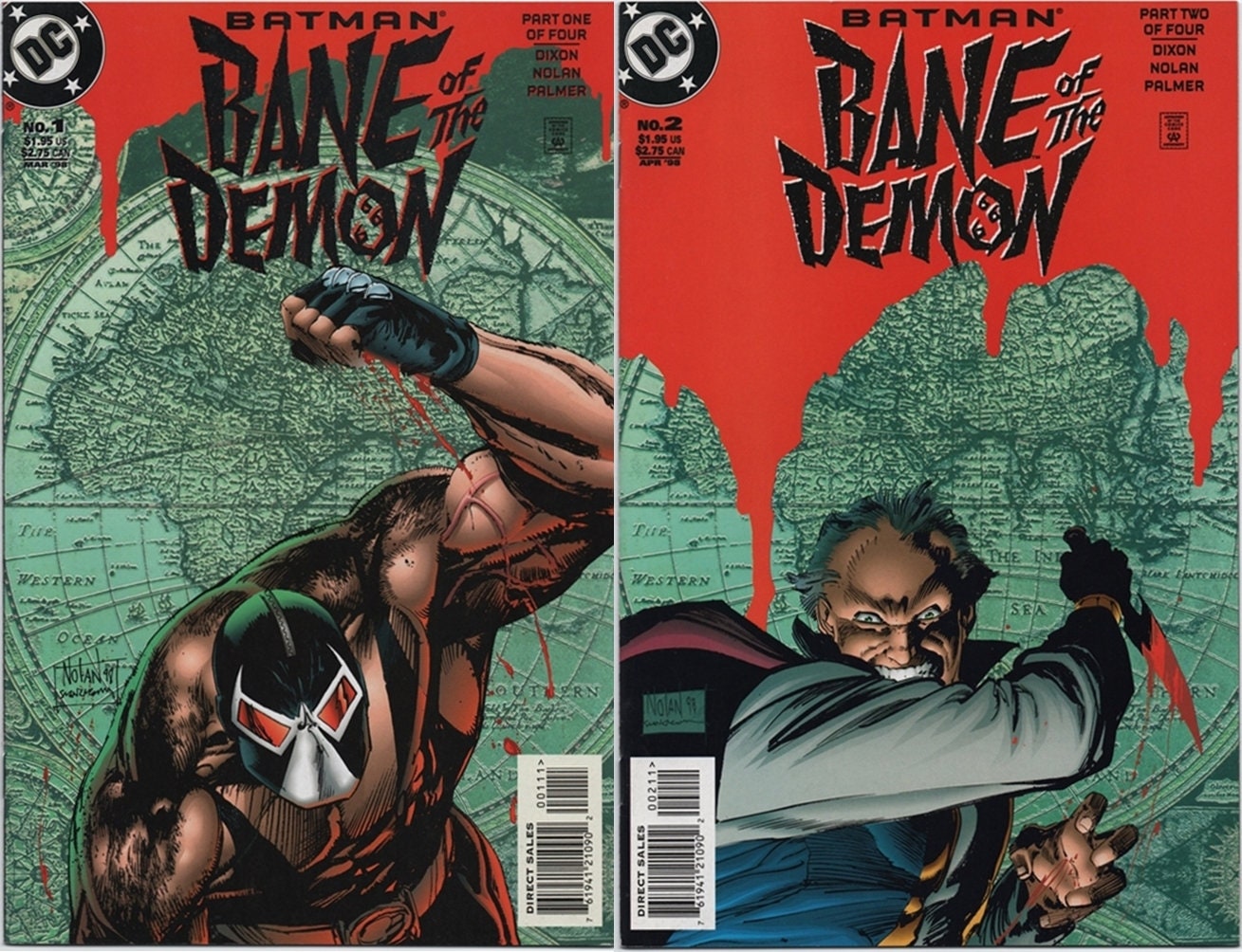 Batman: Bane of the Demon 1 & 2 DC Comic Books Comic Books - Etsy