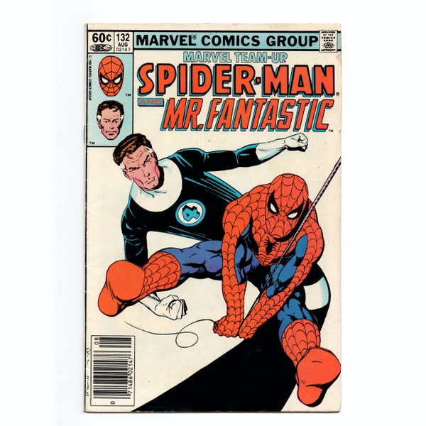 Marvel Team-Up #132 *The Common Denominator!* Marvel Comics 1983 *Spider-Man and Mr. Fantastic*