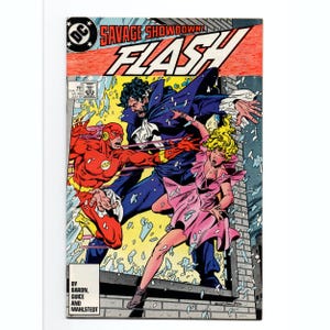Flash #2 *Savage Showdown!* DC Comics 1987 *Heart... of Stone!*