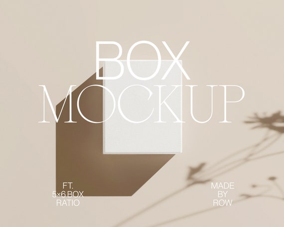 Box Mockup | Packaging Mockup | Minimal Mockup | Art Mockup | Photography Mockup | Photoshop Mockup | Mock Up