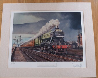 Flying Scotsman limited edition signed & numbered print
