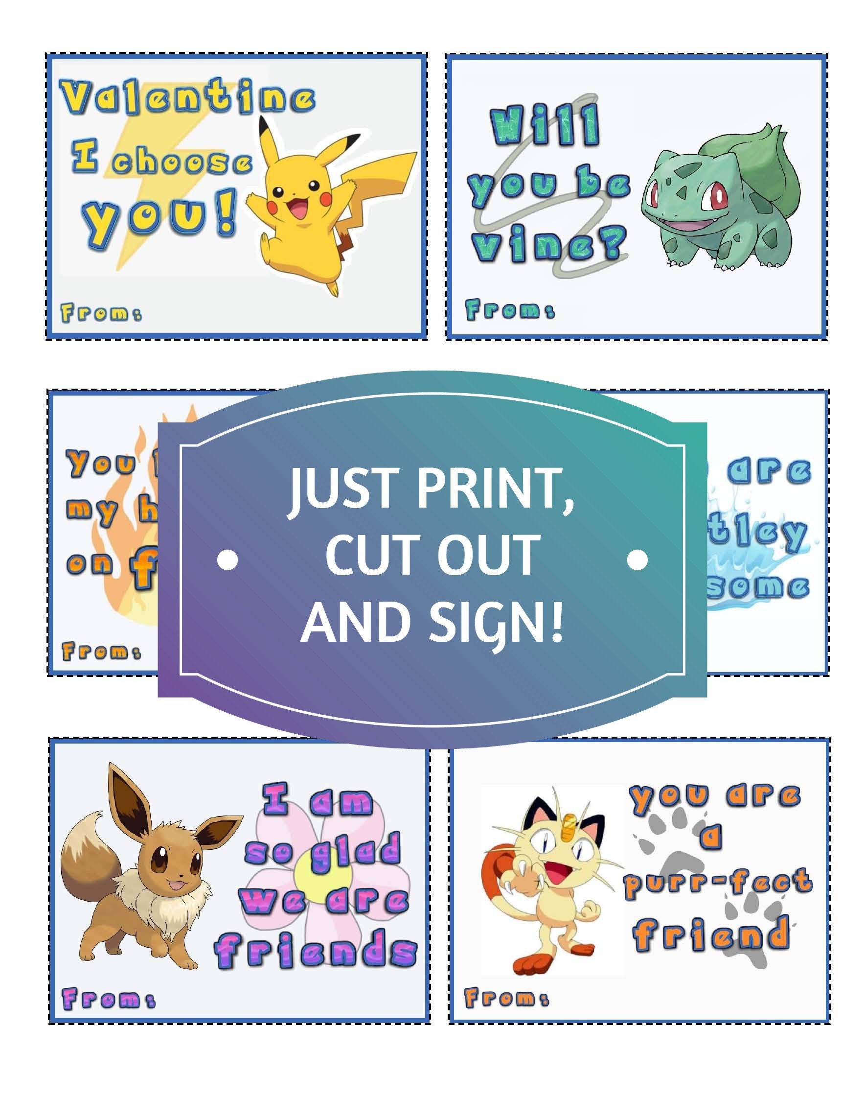 Pokemon Valentine's Day Cards - Etsy New Zealand