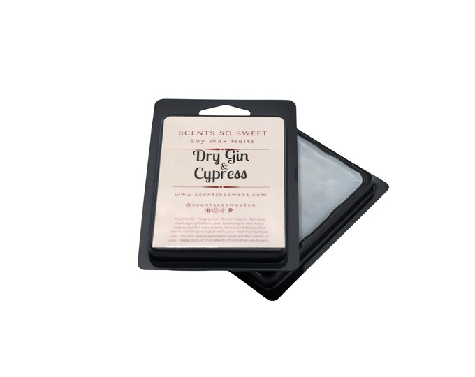 Dry Gin & Cypress Soy Wax Melts