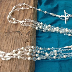 Crystal Pearls wedding lasso/Lasso de bodas en perlas de crystal/ wedding rosary/ wedding laso/ lazo de boda/